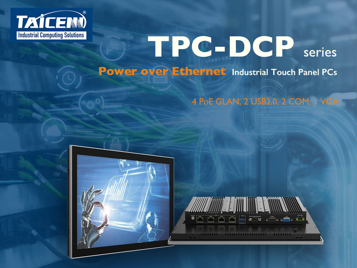 PoE (Power over Ethernet) Industrial Panel PC