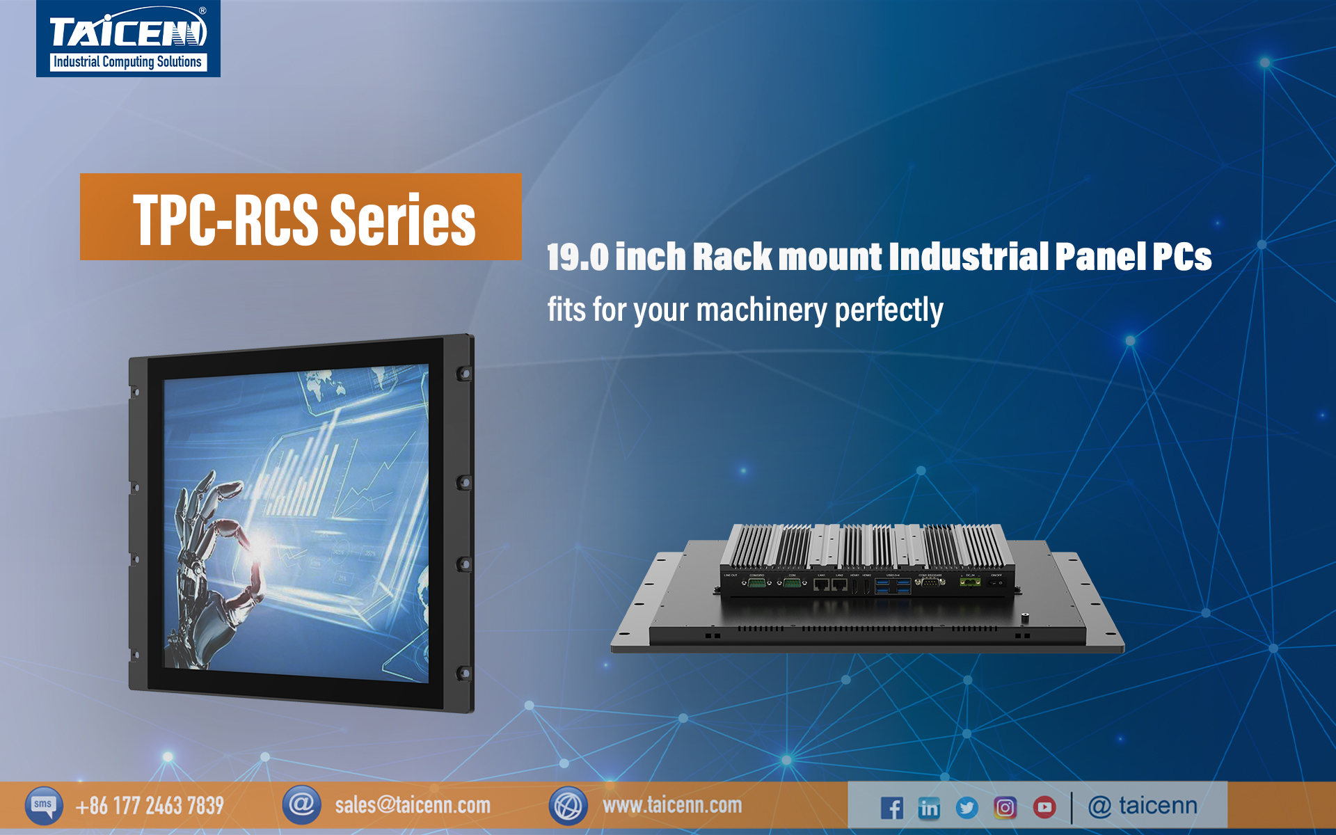 Rack Mount Touch Panel PC