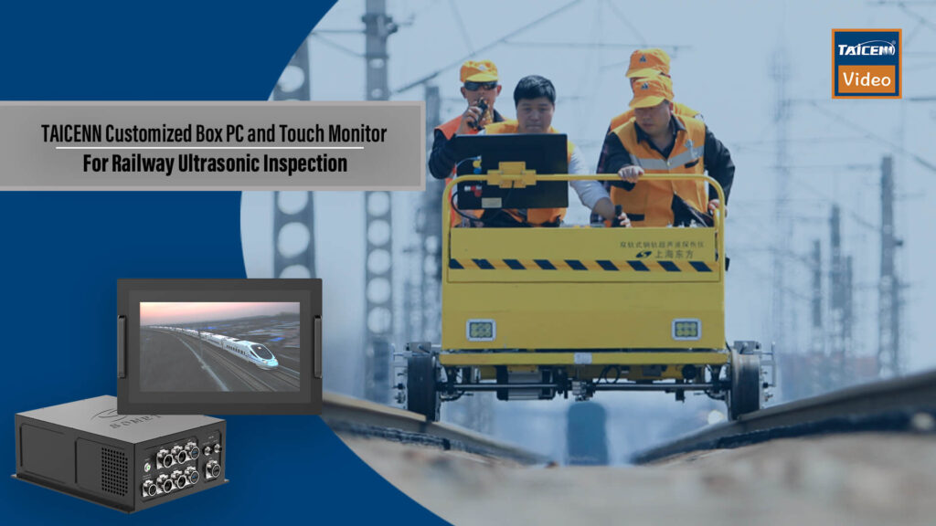 Full IP65 Industrial Monitor for Railway