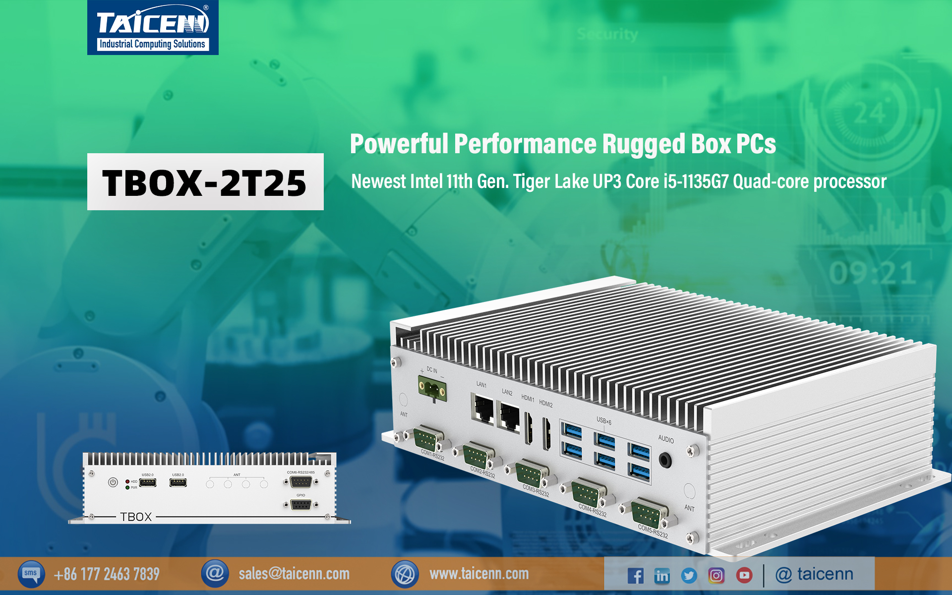 rugged Industrial Box PC