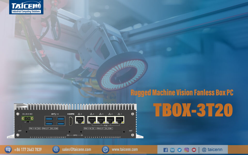 fanless industrial vision box pc
